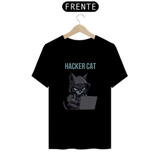 Nome do produtocamiseta hacker cat