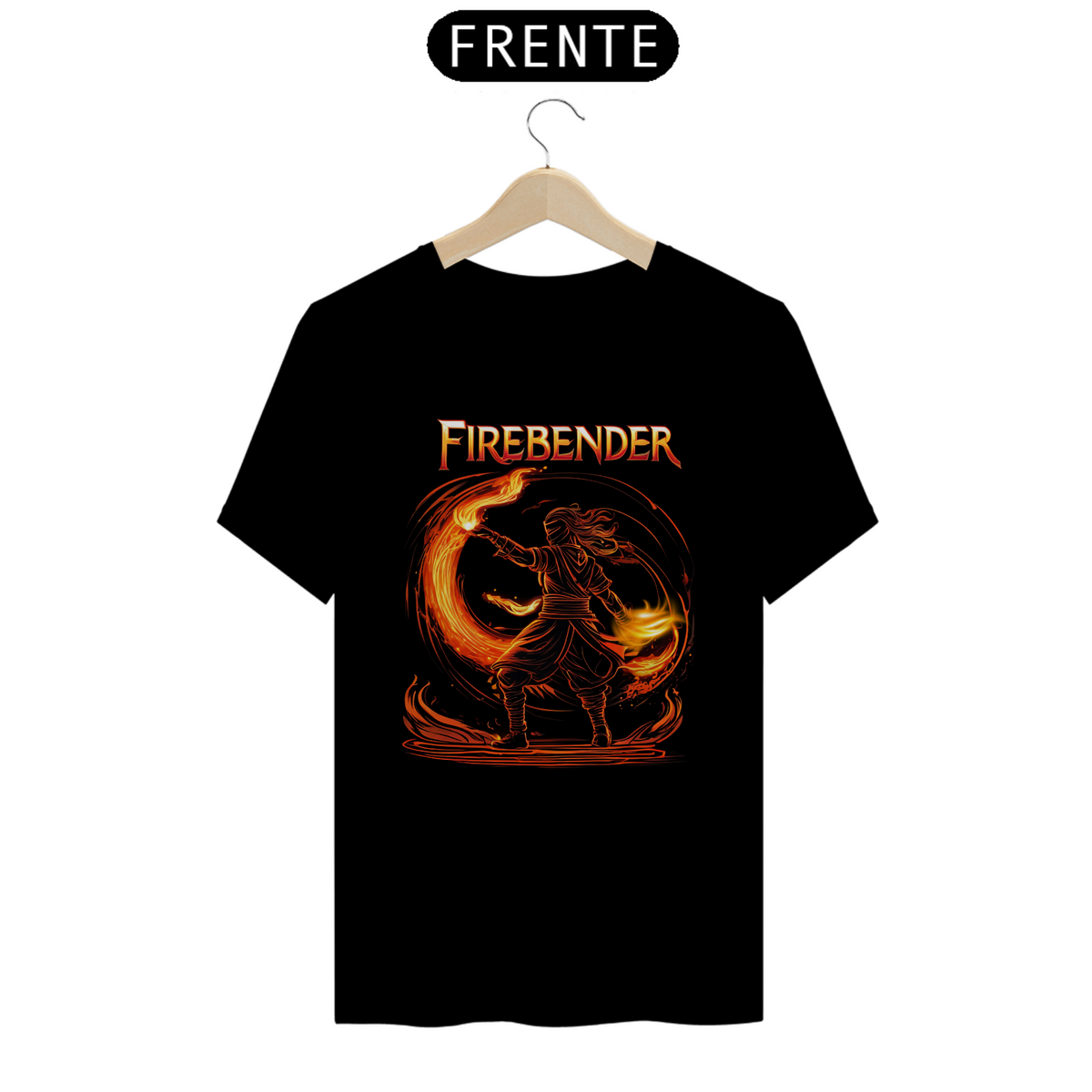 Nome do produto: camiseta Avatar Dominador do fogo - Firebender