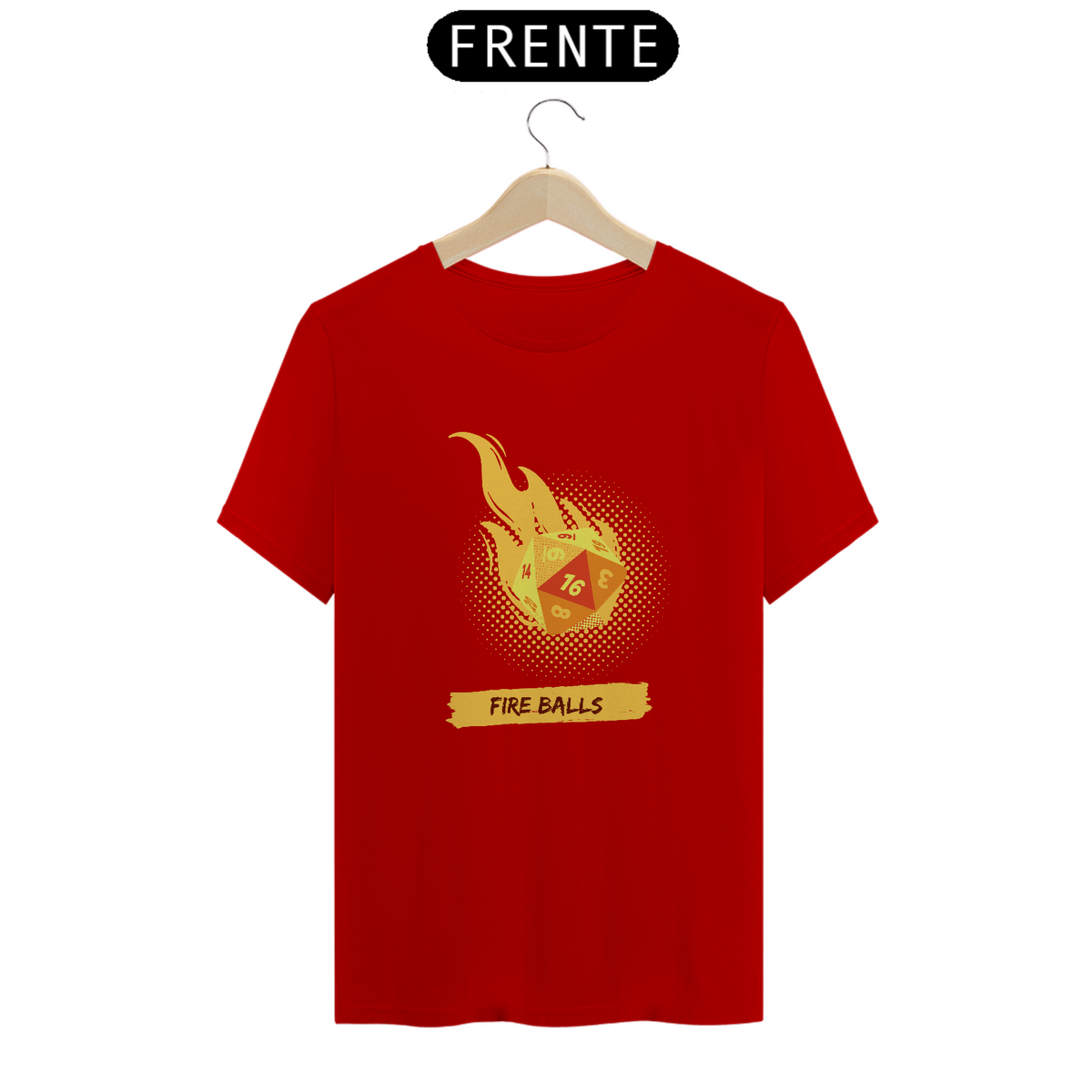 Nome do produto: Camiseta Fire Balls
