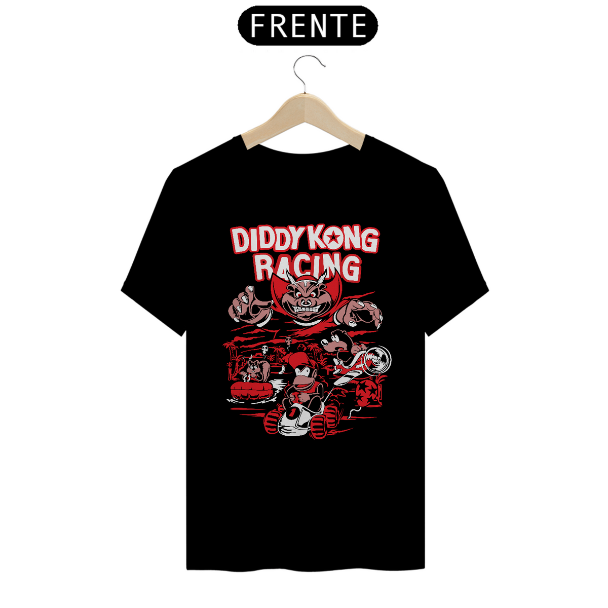 Nome do produto: Camiseta Diddy Kong Racing