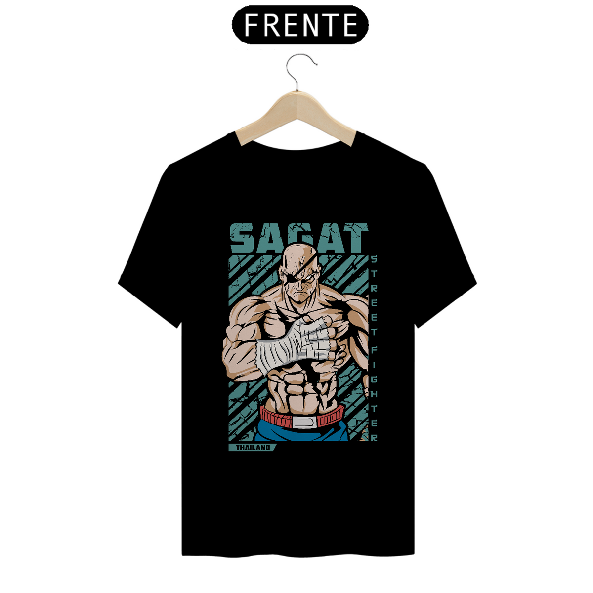 Nome do produto: Camiseta Sagat SF2