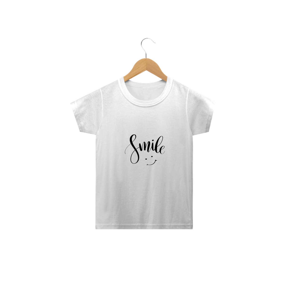 Nome do produto: Camiseta Smile Infantil - Sorriso 