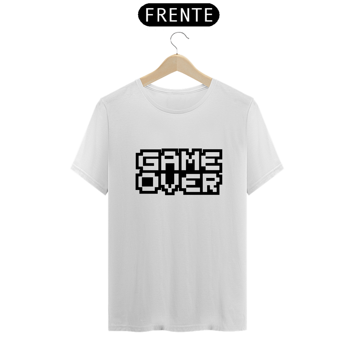 Nome do produto: Camiseta Adulto Game Over