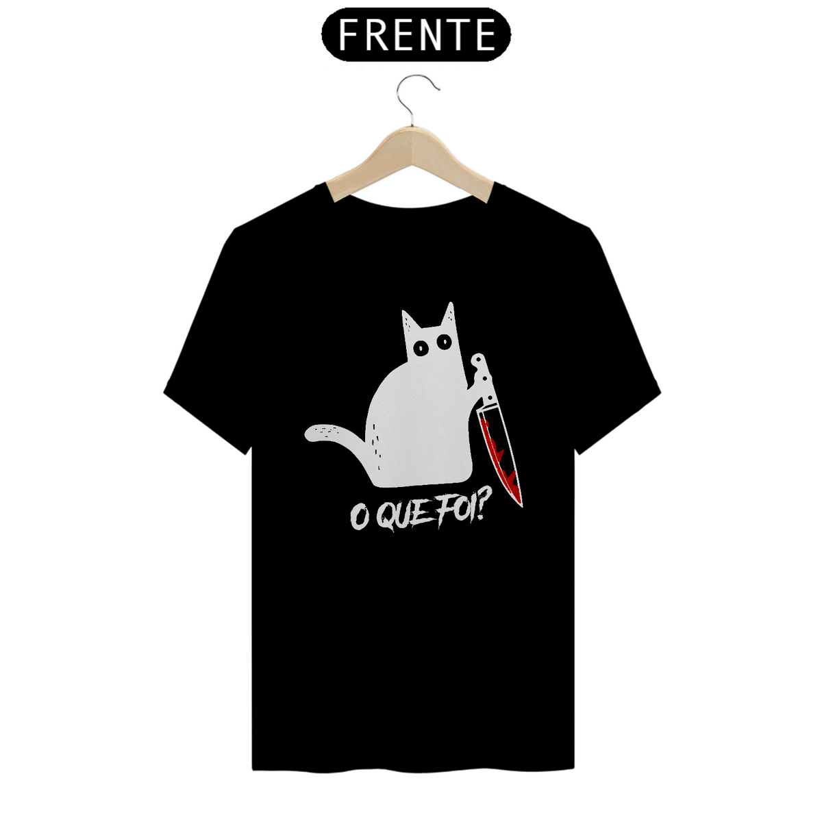 Nome do produto: Camiseta Gato Assassino