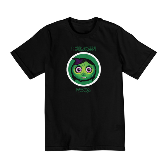 Camiseta Halloween Kidz Bruxa - Infantil (2 A 8)