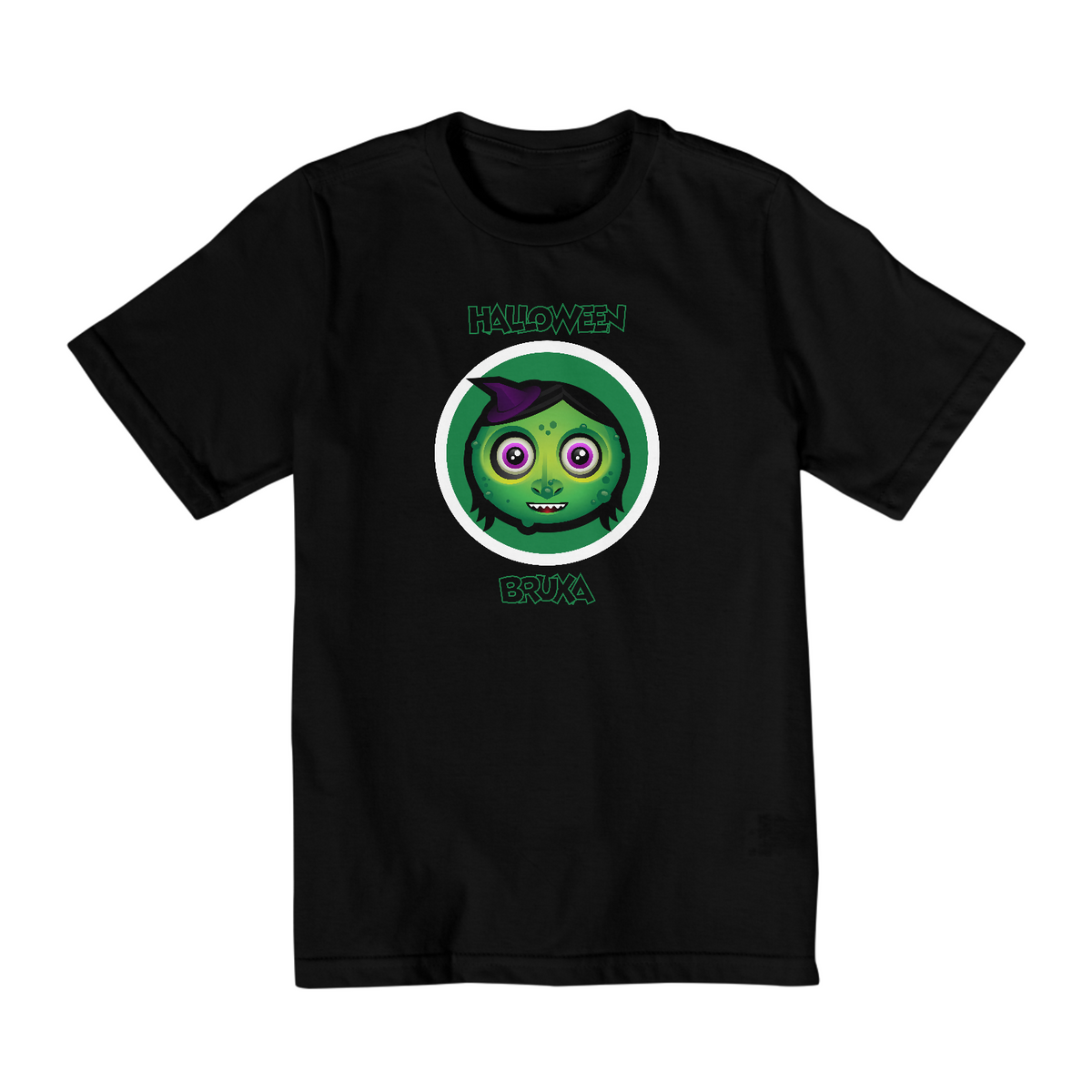 Nome do produto: Camiseta Halloween Kidz Bruxa - Infantil (2 A 8)