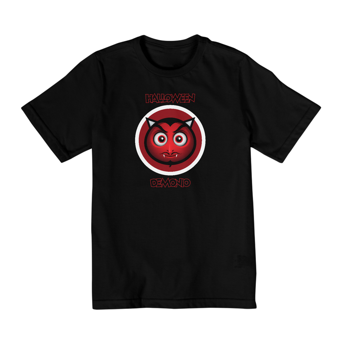 Nome do produto: Camiseta Halloween Kidz Demonio - Infantil (10 a 14)