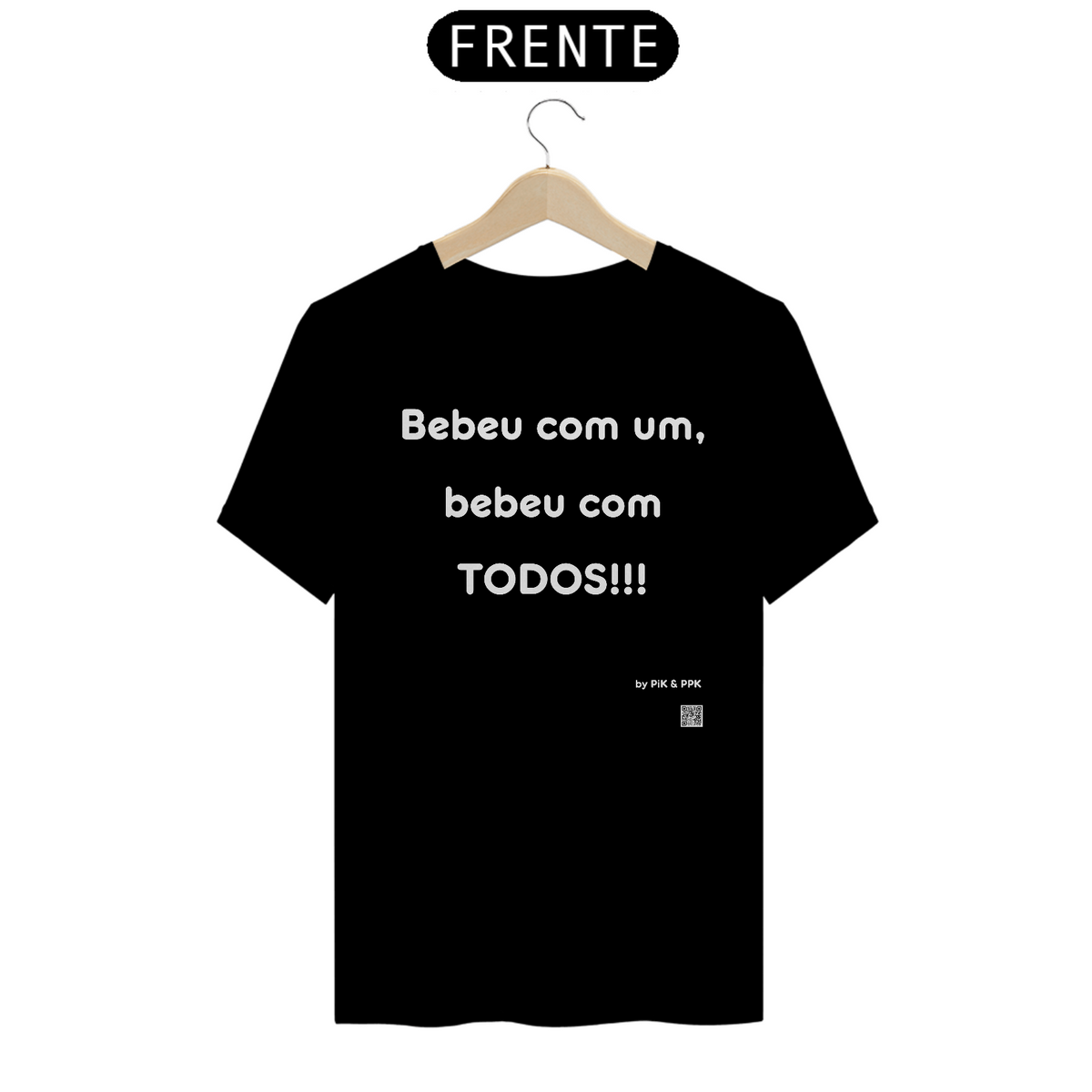 Nome do produto: camiseta BEBEU COM TODOS