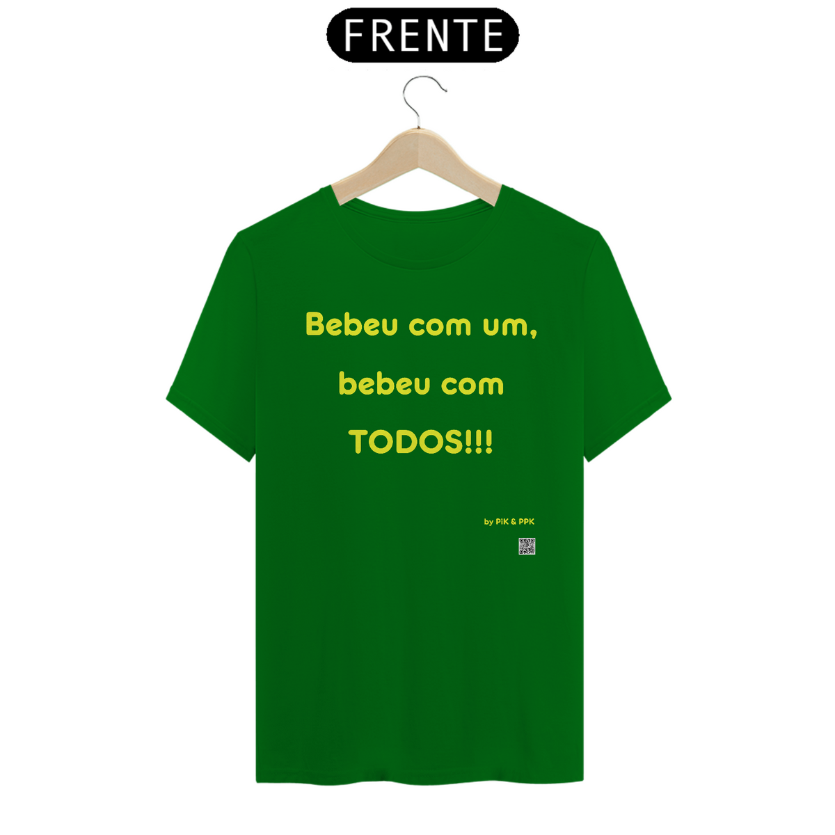 Nome do produto: camiseta BEBEU COM TODOS