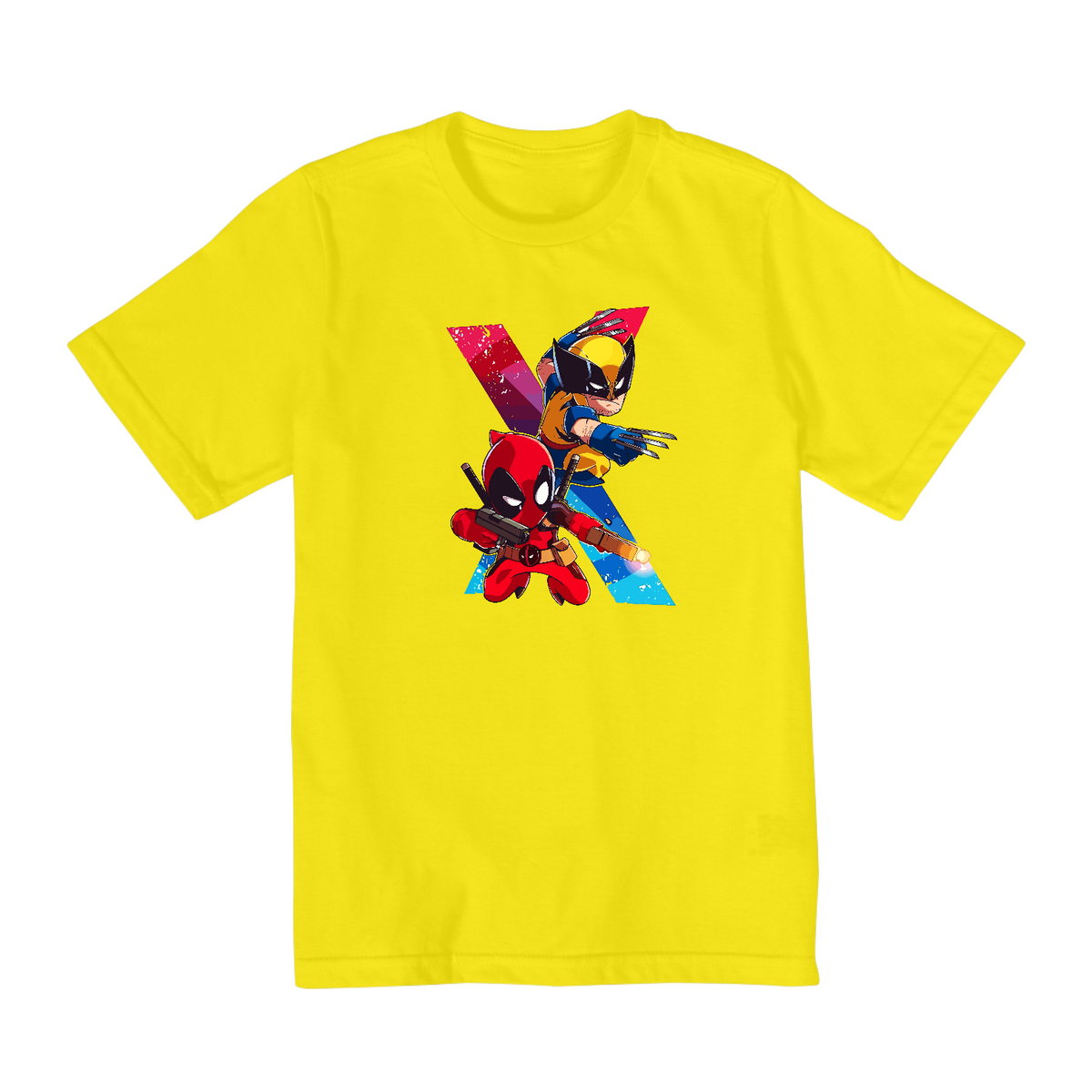 Nome do produto: Camiseta Wolverine & deadpool Quality Infantil (2 A 8)