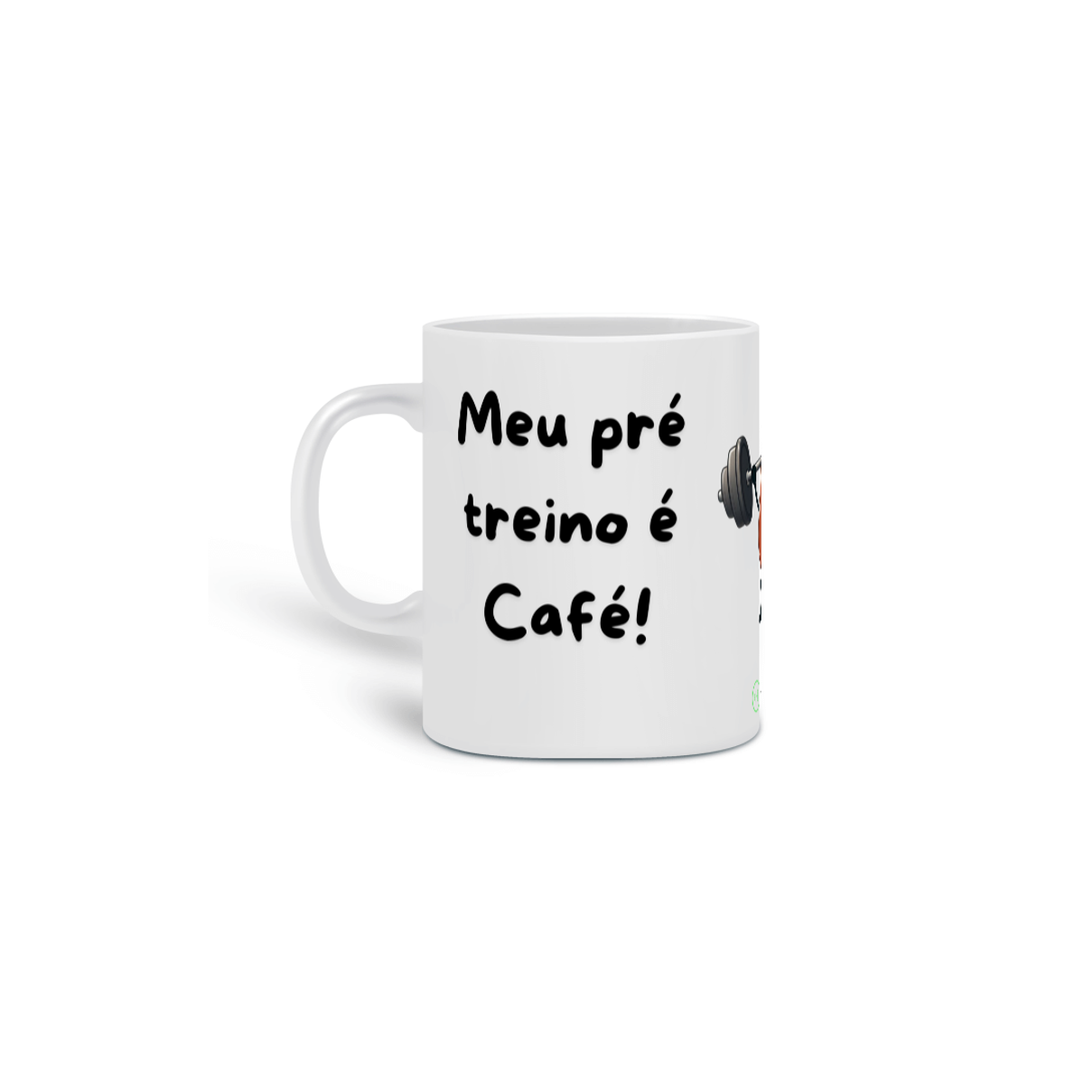 Nome do produto: Caneca Meu Pré Treino é Café! 