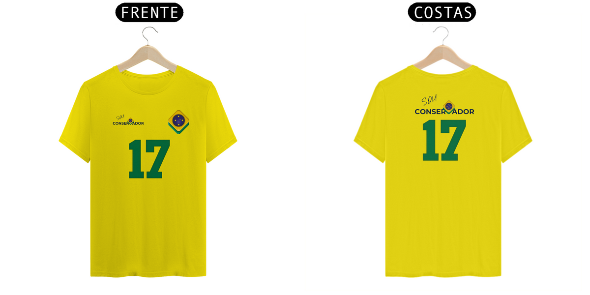 Nome do produto: camiseta 17 sou conservador 