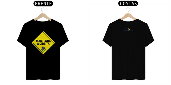 camiseta mantenha a direita 1