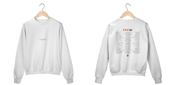 Sweatshirt EVOHUG - Ways to say i love me - Cor Snowhite