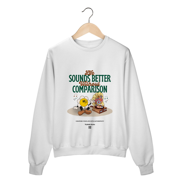 Sweatshirt EVOHUG - Life Sounds Better Without Comparison (TLSMN Rules)