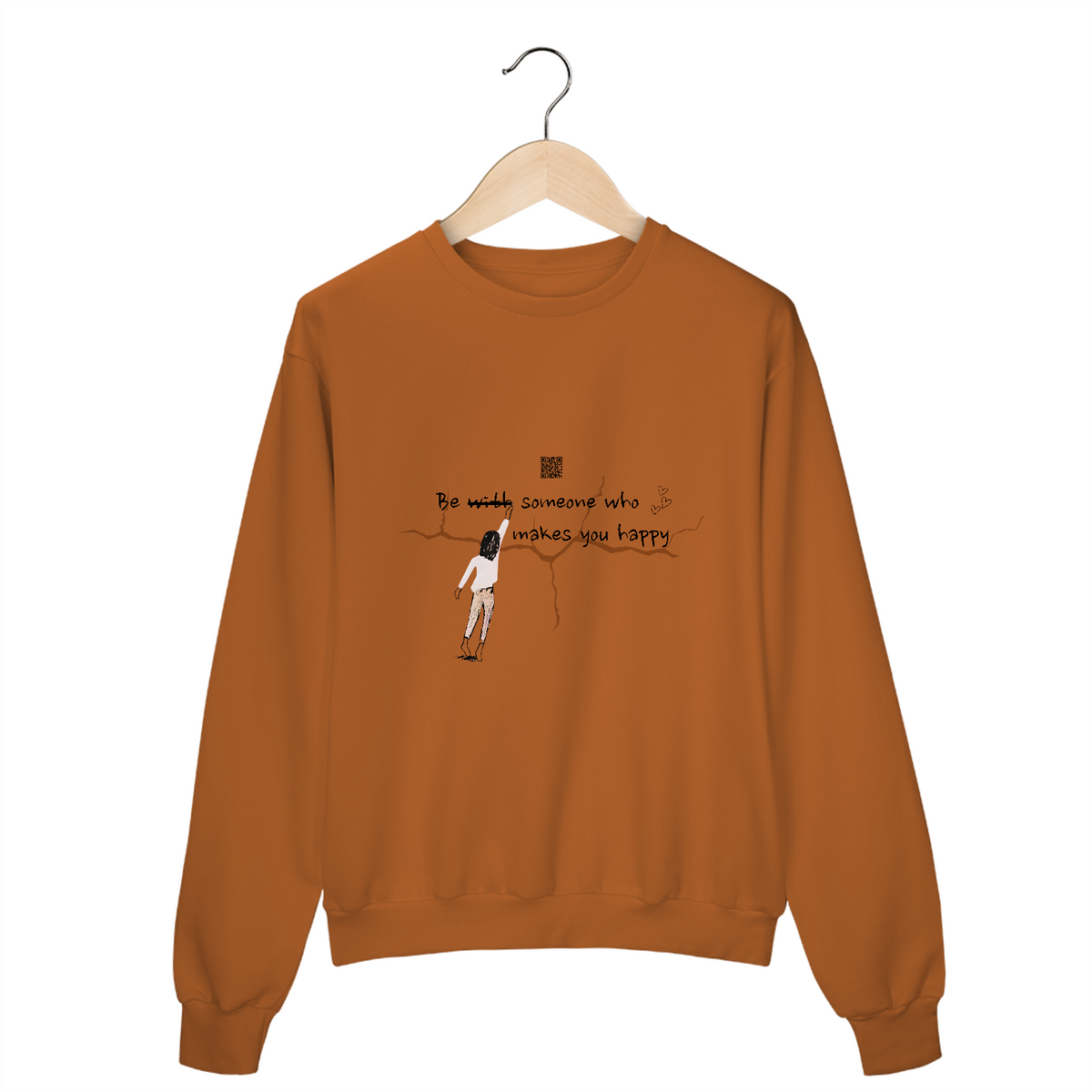 Nome do produto: Sweatshirt EVOHUG - Be Someone Who Makes You Happy