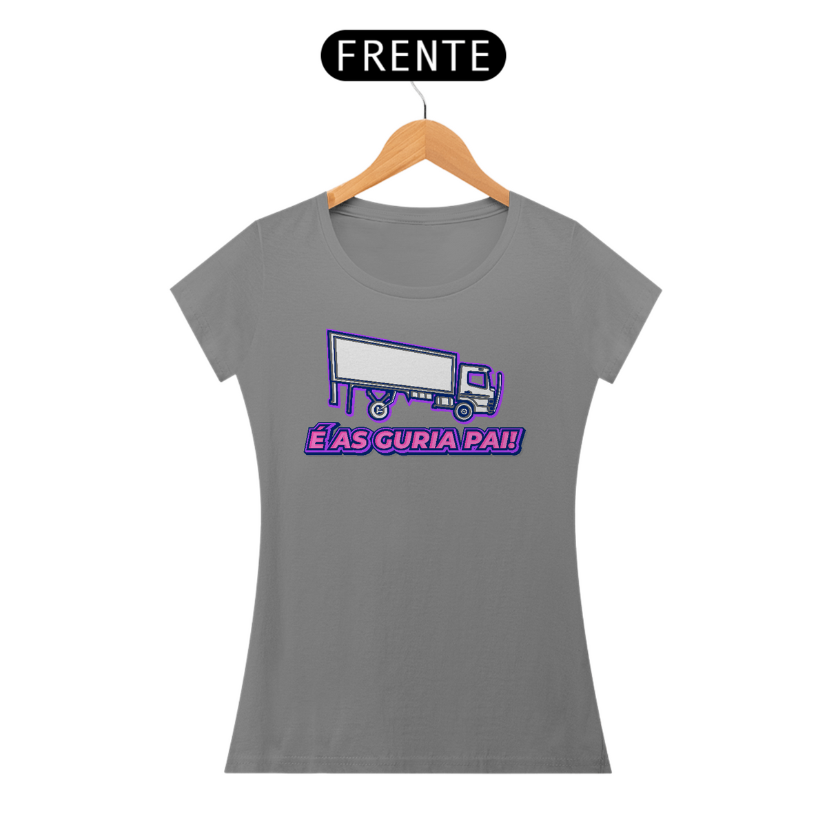 Nome do produto: Camiseta Feminina É as Guria Pai Cores