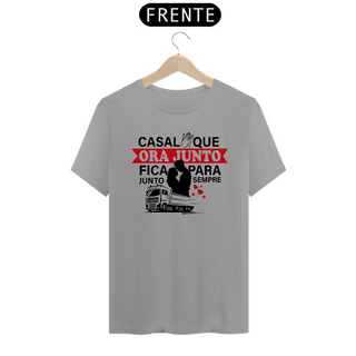 Nome do produtoCamiseta Casal que Ora Junto - Cores Claras