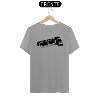 Nome do produtoCamiseta Parceiro É Parceiro Branca e Cinza