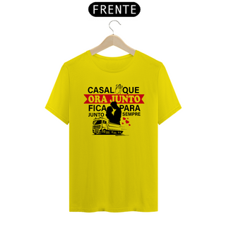 Nome do produtoCamiseta Casal que Ora Junto - Cores Claras