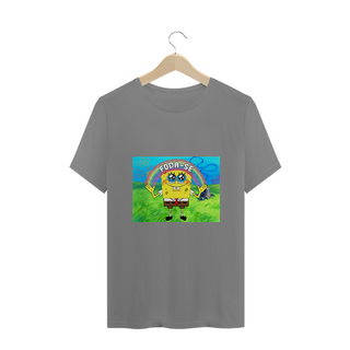 Nome do produtoBob Espoja Foda-se - T-Shirt Plus Size