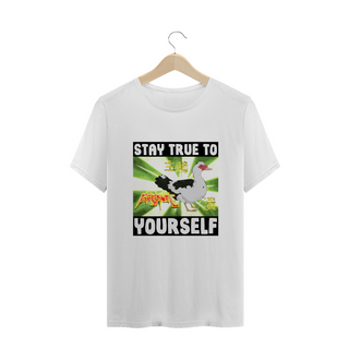 Nome do produtoStay True To Yourself (Gesonel) - T-Shirt Plus Size
