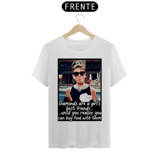 Nome do produtoDiamond Friends (Audrey Hepburn) - T-Shirt