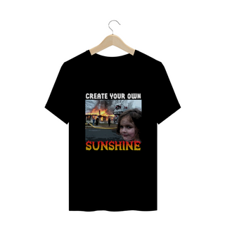 Nome do produtoCreate Your Own Sunshine - T-Shirt Plus Size