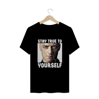 Stay True To Yourself (Fragmentado) - T-Shirt Plus Size