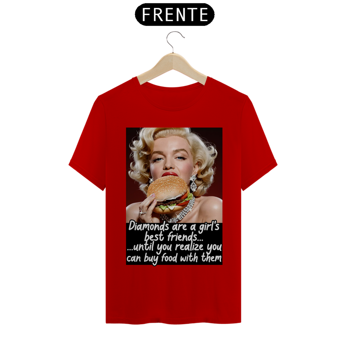 Nome do produto: Diamond Friends (Marilyn Monroe) - T-Shirt