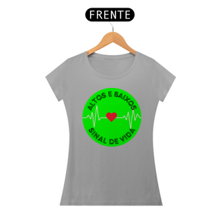 Nome do produtoCamiseta Feminia Altos e Baixos