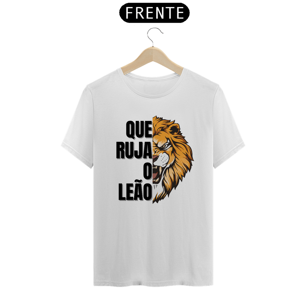 Nome do produto: Camiseta Ruja o Leão