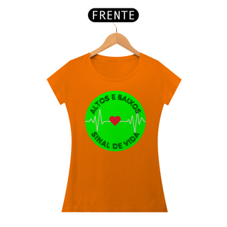 Nome do produtoCamiseta Feminia Altos e Baixos