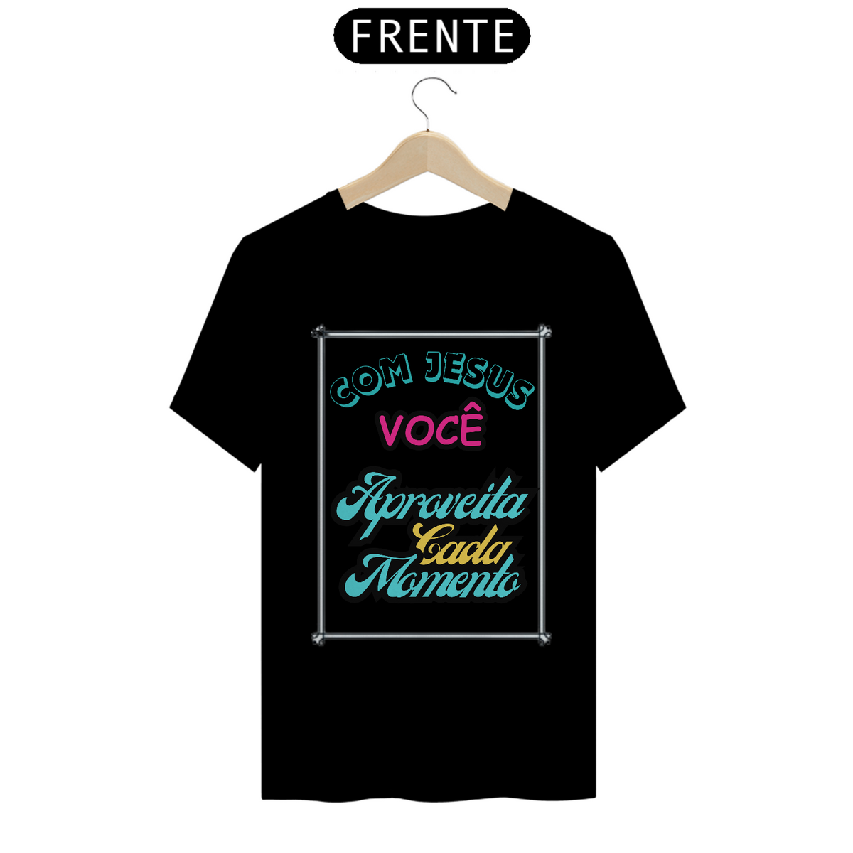 Nome do produto: Camiseta Com Jesus