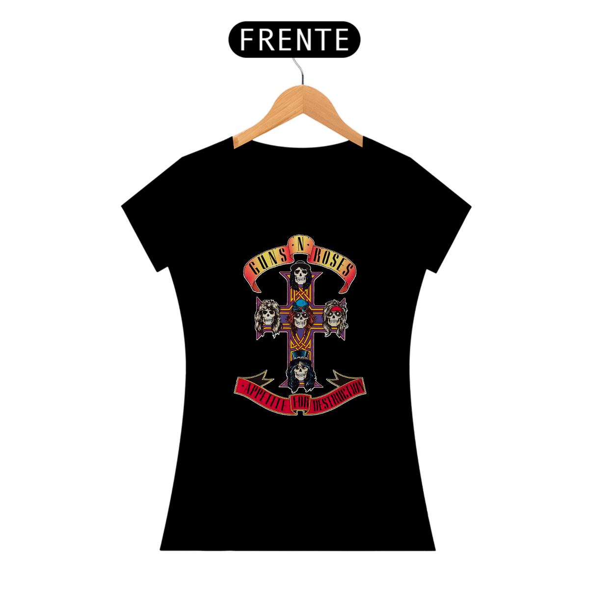 Nome do produto: FEMININO GUNS N ROSES