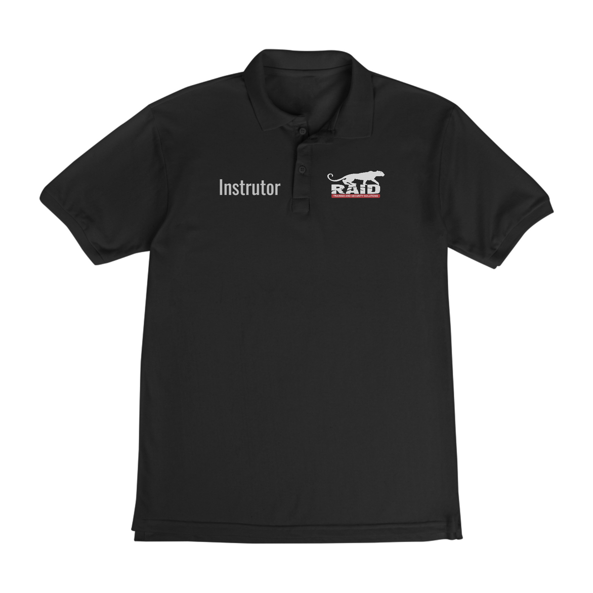 Nome do produto: Camisa Polo Instrutor RAID_preta