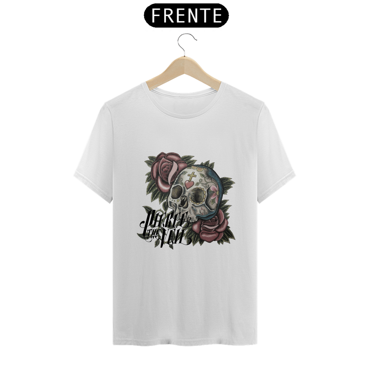 Nome do produto: Camiseta Quality - Pierce The Veil - Skull Roses