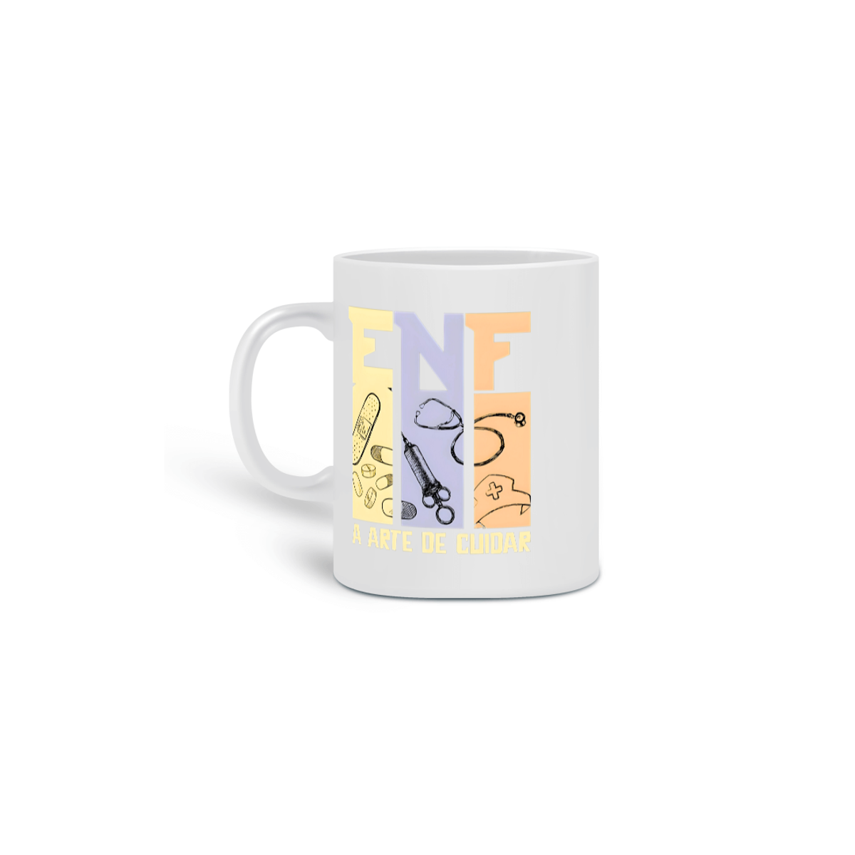 Nome do produto: Enfermagem  - Caneca