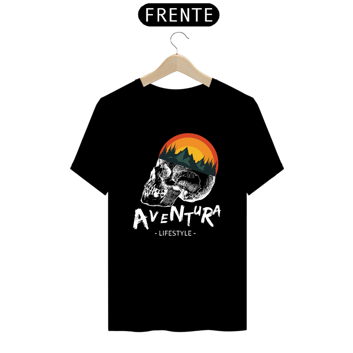 Nome do produto: T- shirt caveira aventura lifestile
