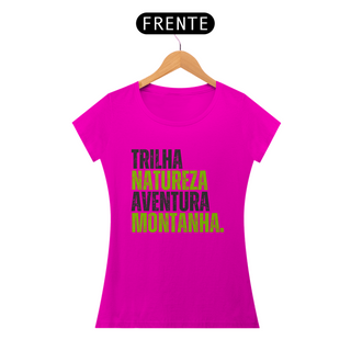 Nome do produtoT-shirt Trilha, natureza, aventura, Montanha, Feminino