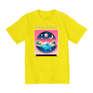 Nome do produtoCamiseta Infantil Estrela Cadente Cores