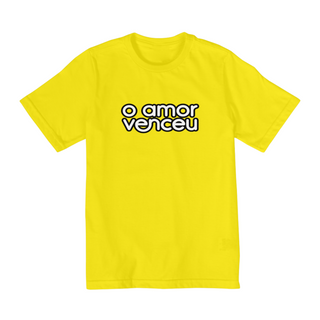 Nome do produtoCamiseta Quality Infantil Amor Venceu Loja