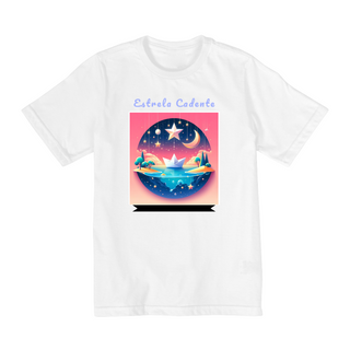 Nome do produtoCamiseta Infantil Estrela Cadente Cores