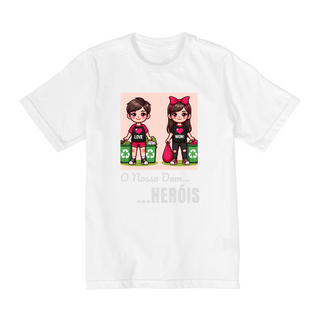 Nome do produtoCamiseta Infantil Heróis JUREK Nosso Dom