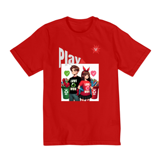 Nome do produtoCamiseta Infantil Play Heróis JUventude