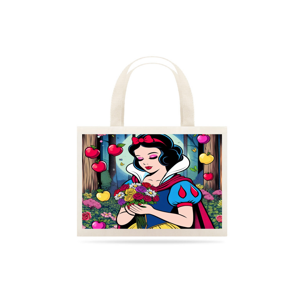 Nome do produto: Eco Bag Branca de Neve no Jardim