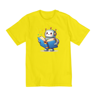 Nome do produtoCamiseta Infantil Robô Leitor