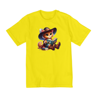 Nome do produtoCamiseta Infantil Gato de Botas