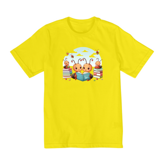 Nome do produtoCamiseta Infantil Formigas Leitoras