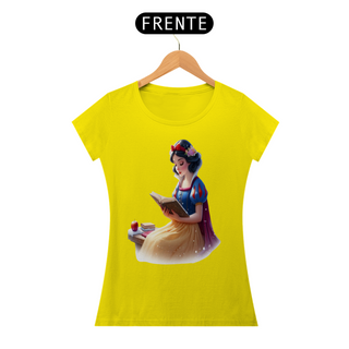 Nome do produtoCamiseta Feminina Branca de Neve Leitora